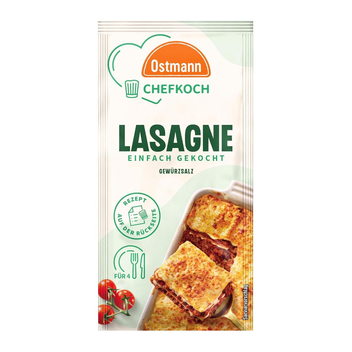 Ostmann Gewürz, Ostmann Chefkoch Lasagne Gewürzzubereitung intensiv-würzig 20g