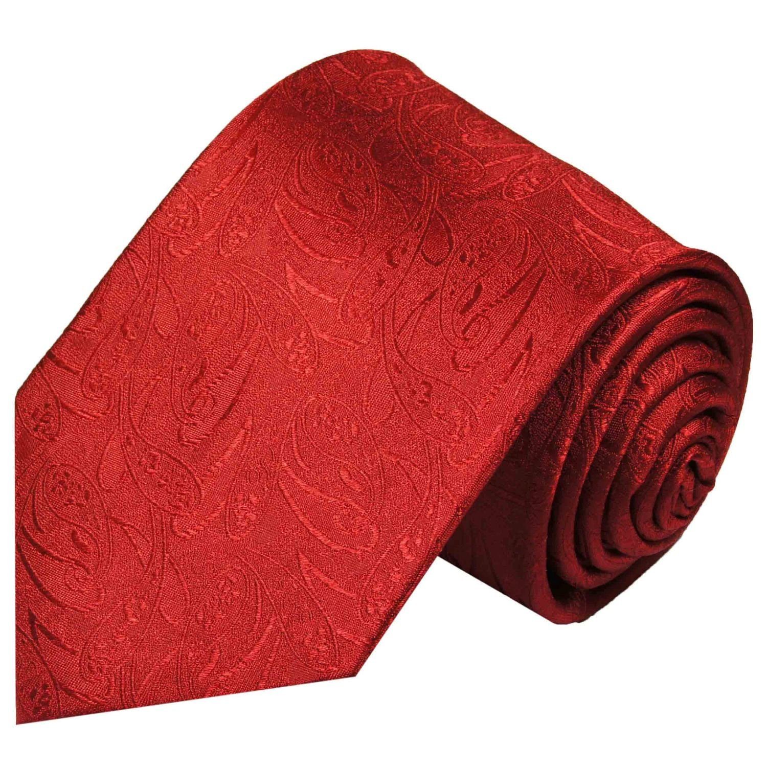 Krawatte Herren Seidenkrawatte Schlips modern uni paisley 100% Seide