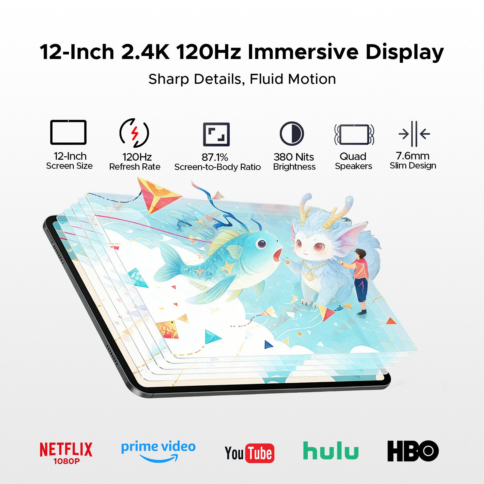 POCKAM P12Pro tablet 12 zoll 4G SIM Android 16 Tablet mit Tastatur 12000mAh Tablet (12", Android 16, Wifi, Unisoc T7300 Octa-Core, 13MP+8MP, Face ID, 4G LTE, 12GB+256GB/2TB)