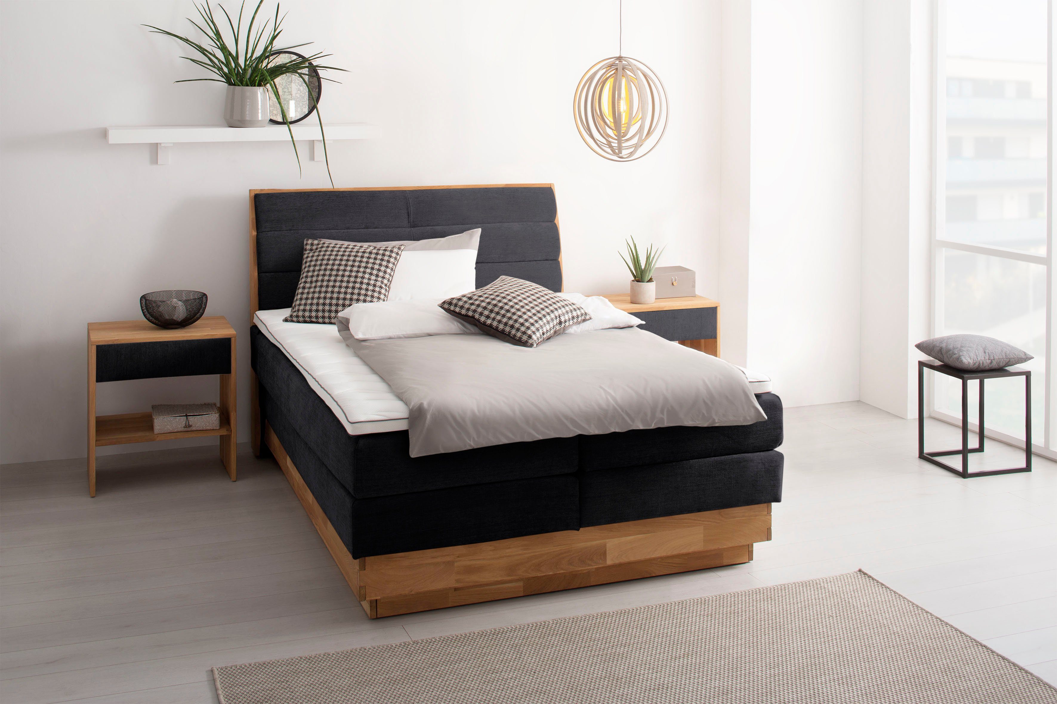 OTTO products Boxspringbett Jenna, ohne LED-Beleuchtung, günstig online kaufen