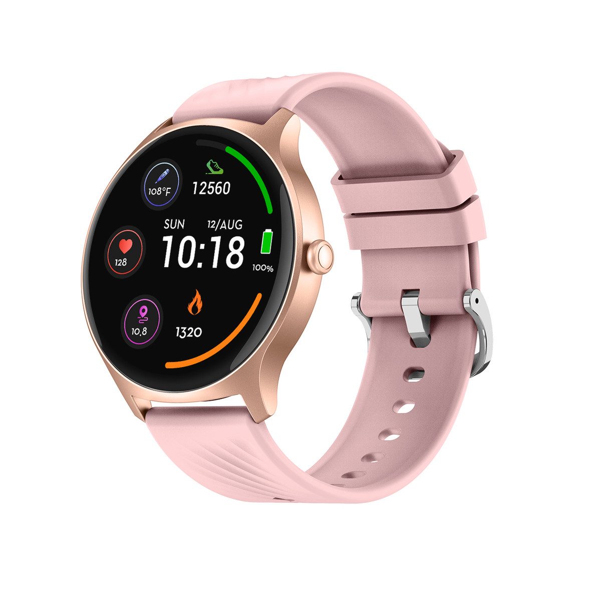 Denver Fitness-Tracker Smartwatch SWC-387RO rose
