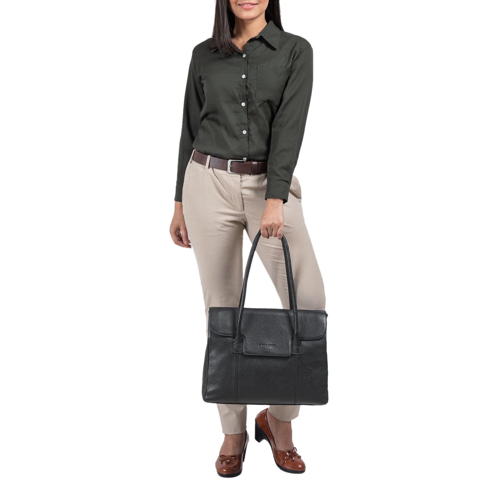 STILORD Handtasche "Carrie" Handtasche Shopper Damen Leder günstig online kaufen