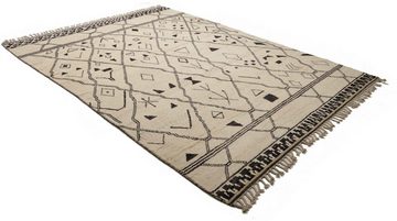 Designteppich Berber Marrocon 242x319 Handgeknüpfter Moderner Orientteppich, Nain Trading, rechteckig, Höhe: 5 mm