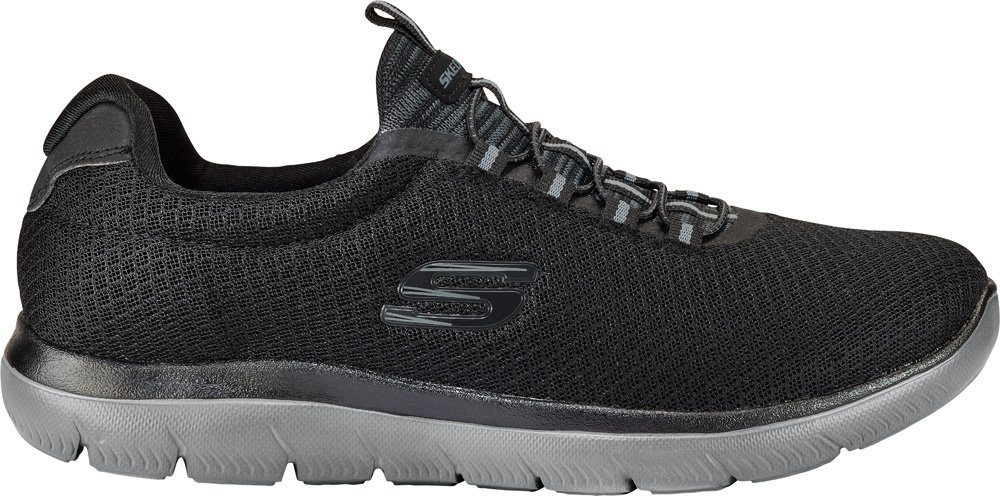 Skechers Slip-On Sneaker aus Flachstrick-Mesh mit bequemer Memory-Foam-Innensohle