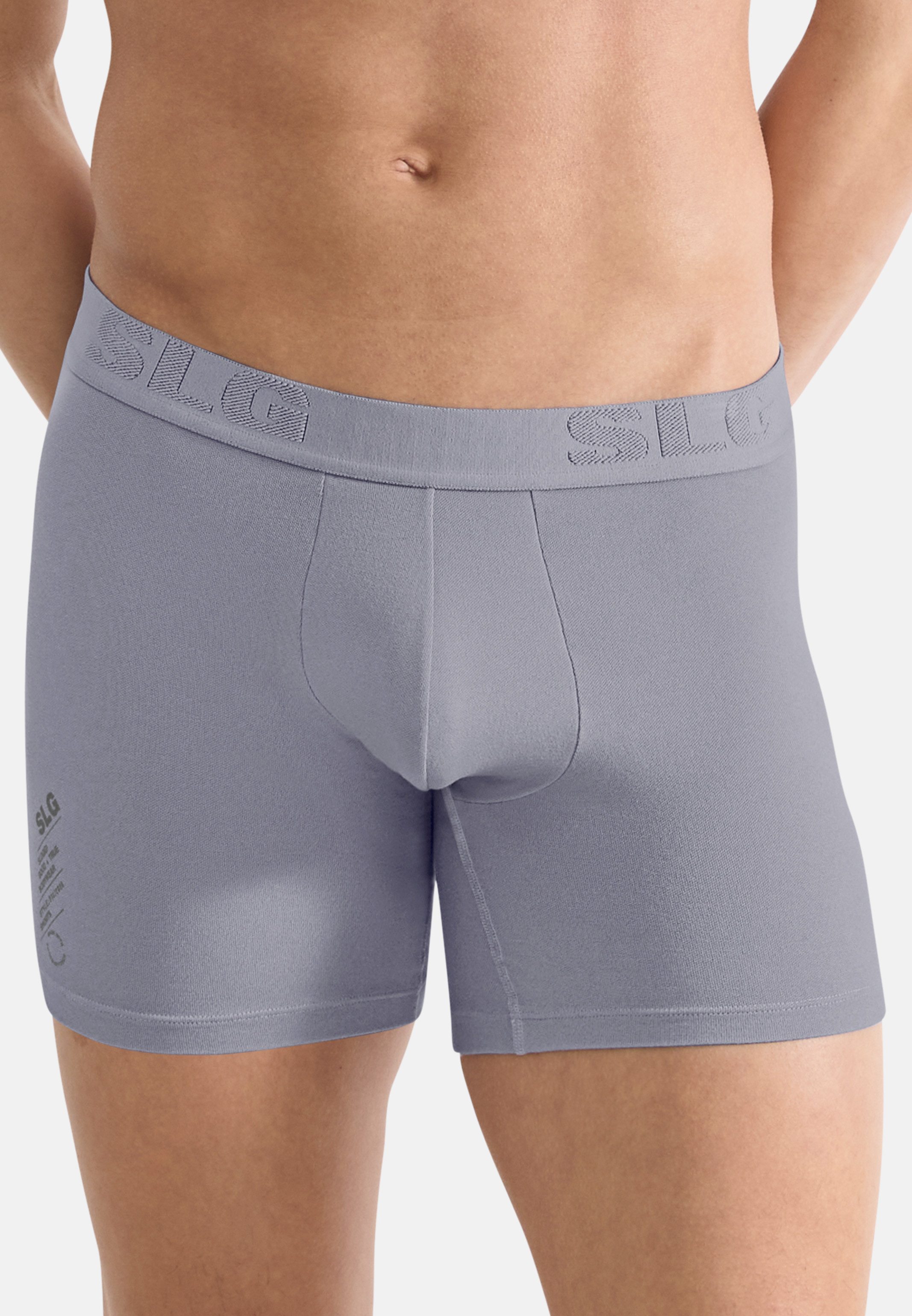sloggi Retro Boxer 4er Pack SLG Base Soft (Spar-Set, 4-St) Long Short / Pant - ohne Eingriff - Atmungsaktiv
