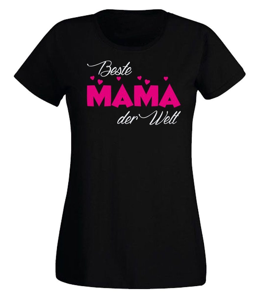 G-graphics T-Shirt Beste Mama der Welt Slim-fit Damen T-Shirt mit Frontprin günstig online kaufen