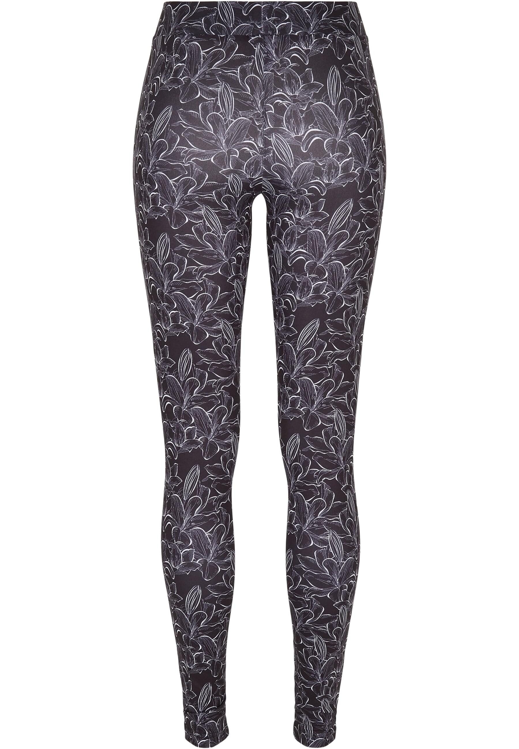 URBAN CLASSICS Leggings Urban Classics Damen Ladies AOP Leggings (1-tlg) günstig online kaufen