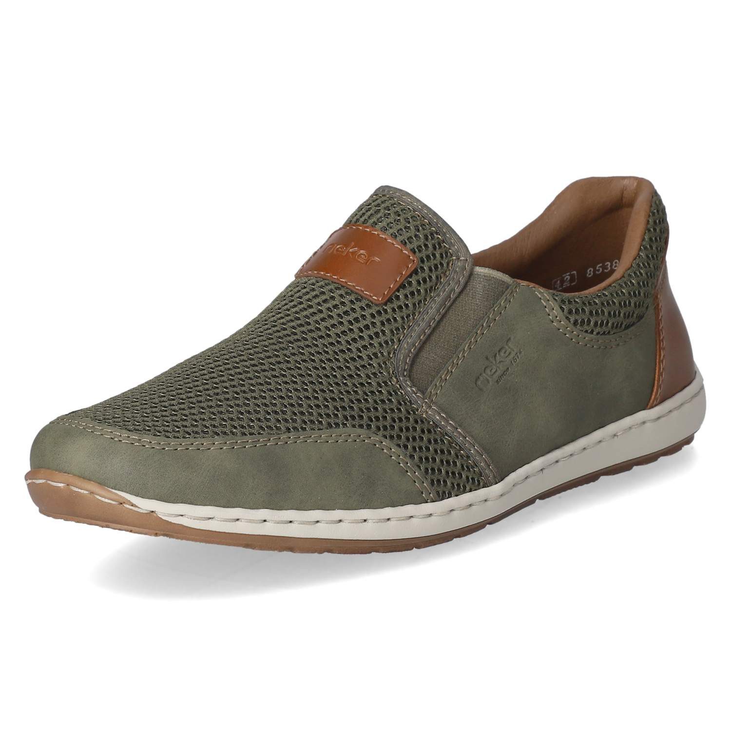 Rieker Rieker Slipper 08869-54 Herren Textil & Synthetik green Slipper – Bild 2 von 5