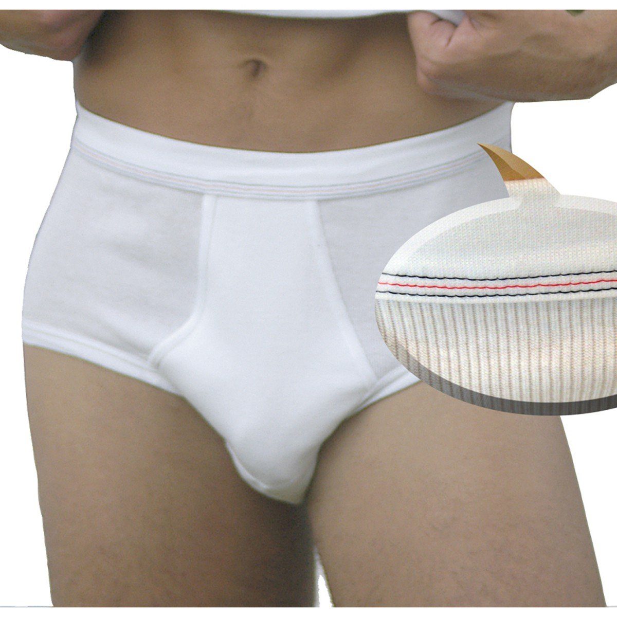 HERMKO Slip 3248 (Pack, 5er) 100 % Bio-Baumwolle Doppelripp mit Eingriff hergestellt in EU