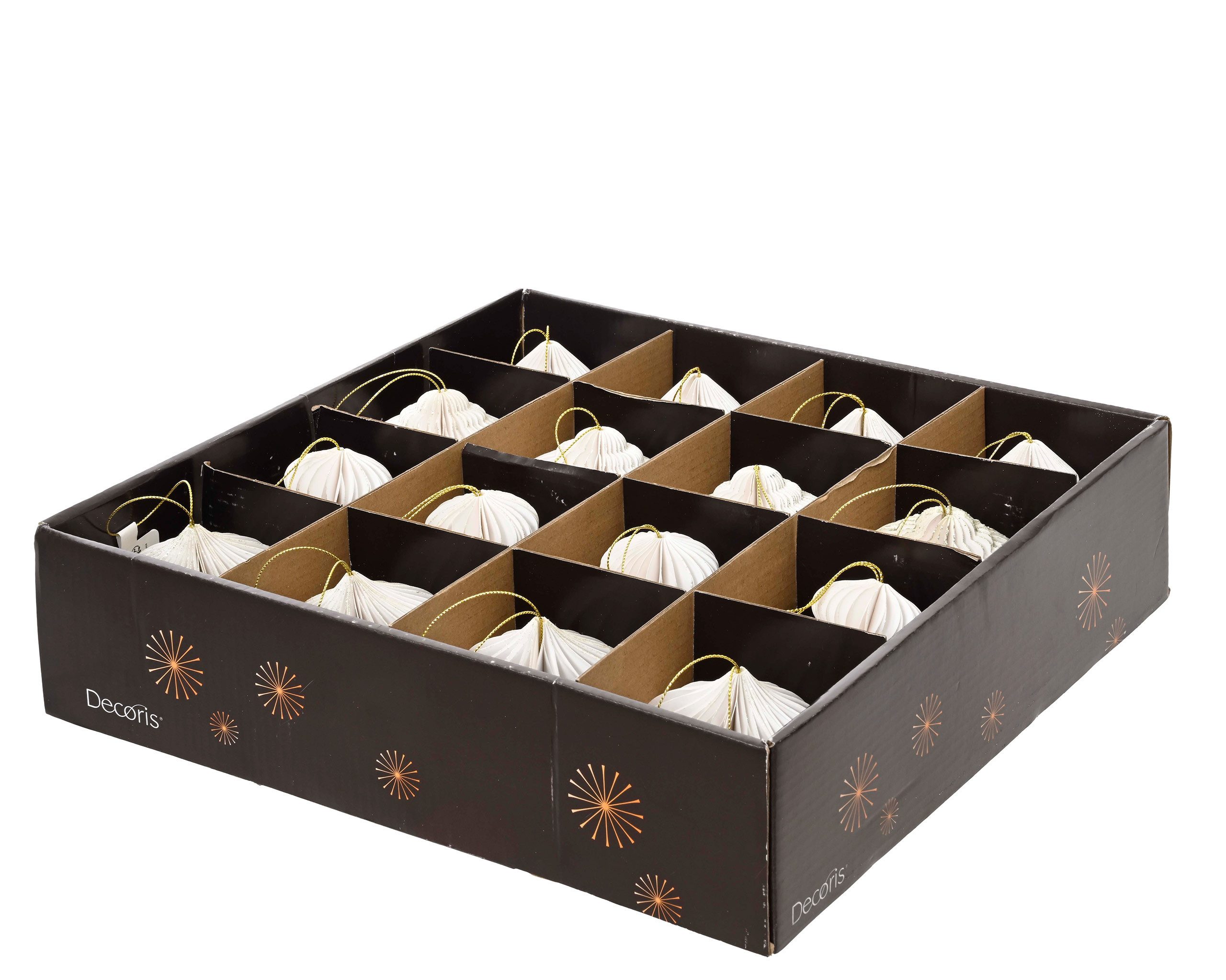 Kaemingk Wabendekoration, Wabenfigur 8x8cm Papier Weiß 1 Stück sortiert günstig online kaufen