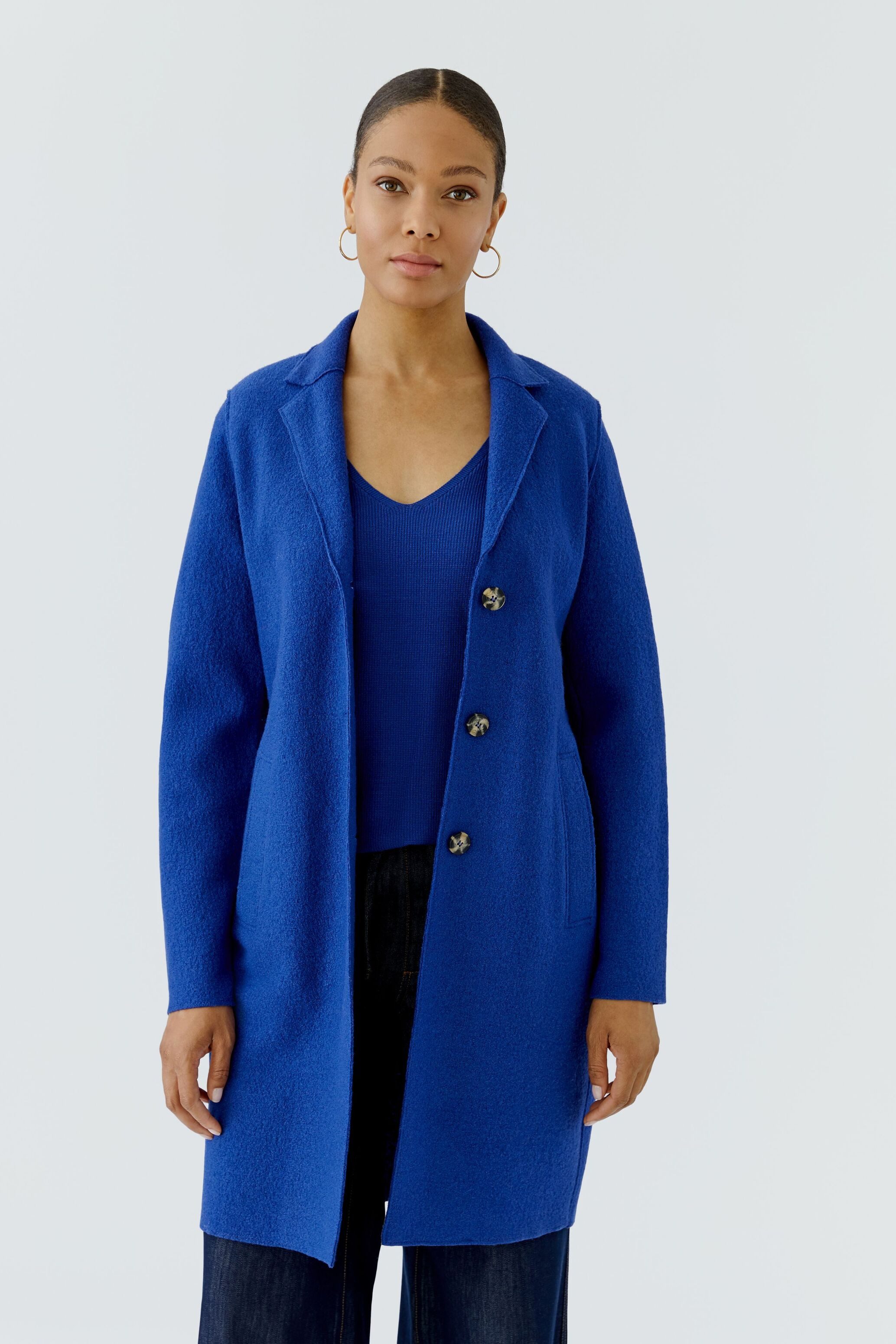 Oui Wollmantel MAYSON Boiled Wool - reine Schurwolle