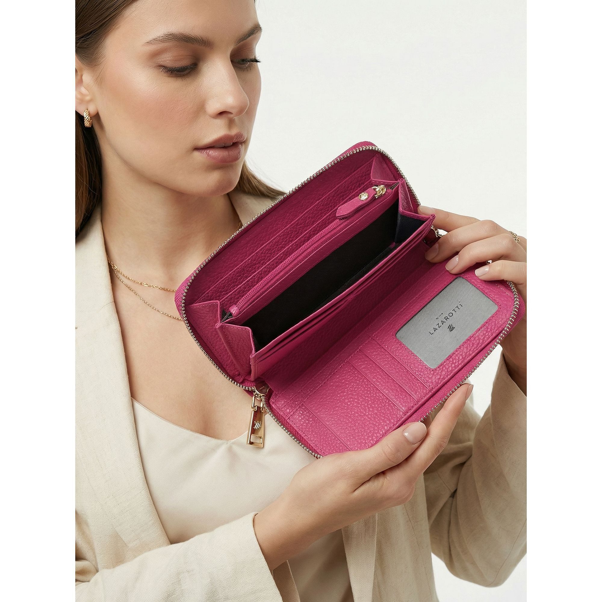 Lazarotti Geldbörse Bologna Leather, Leder