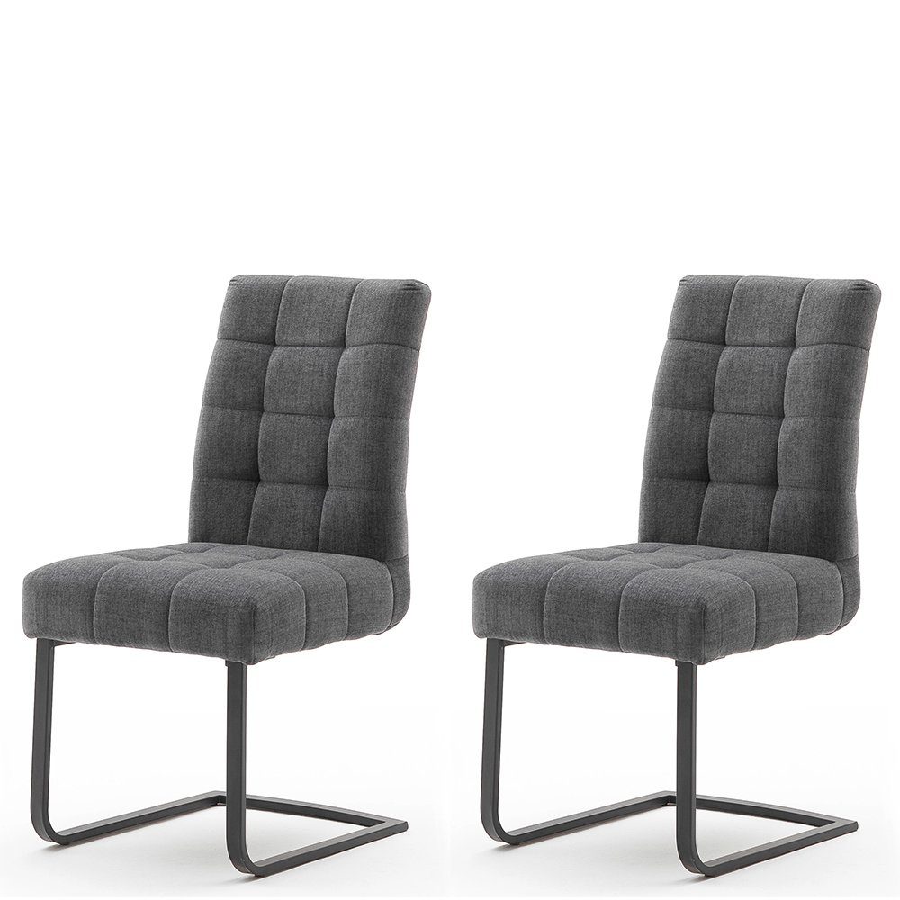 Lomadox Freischwinger SVELVIK-05, Esszimmerstühle 2er Set günstig online kaufen