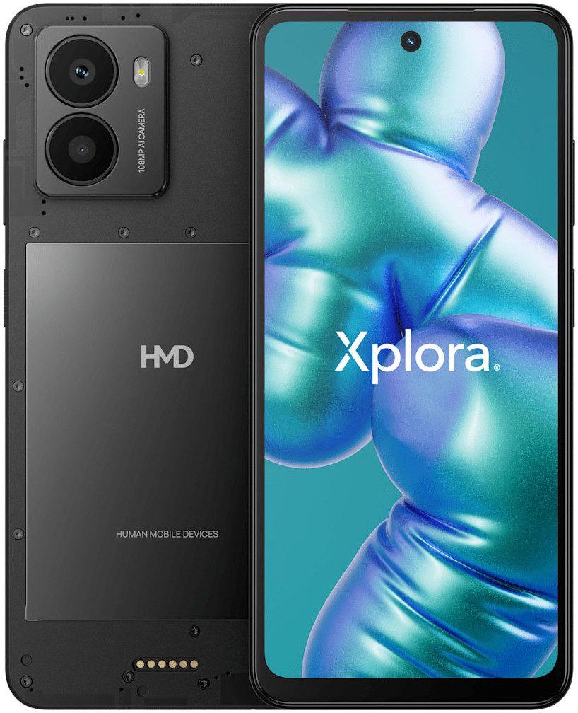 HMD Fusion X1 Smartphone (16,89 cm/6,65 Zoll, 128 GB Speicherplatz, 108 MP Kamera, Das sichere Smartphone für Kinder und Teens)