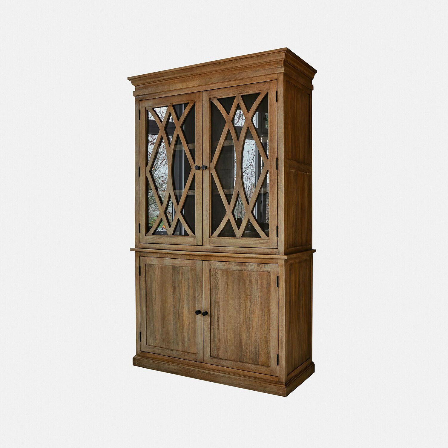 Mirabeau Hochschrank Schrank Oakminster antikbraun
