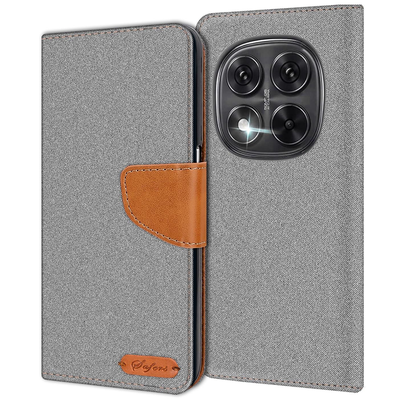 CoolGadget Handyhülle Denim Schutzhülle Flip Case für Xiaomi Redmi Note 15 Pro+ 5G 6,83 Zoll, Book Cover Handy Tasche Hülle für Redmi Note 15 Pro+ 5G Klapphülle