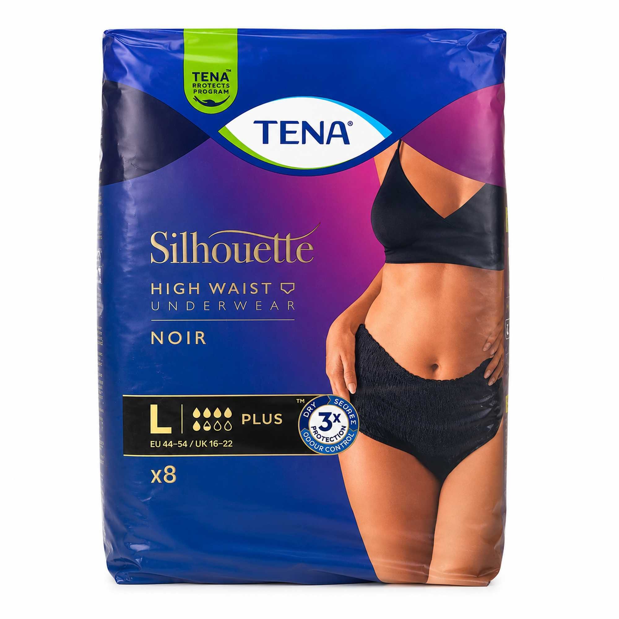 Essity Germany GmbH Inkontinenz-Pants TENA SILHOUETTE plus L noir Inkontinenz Pants