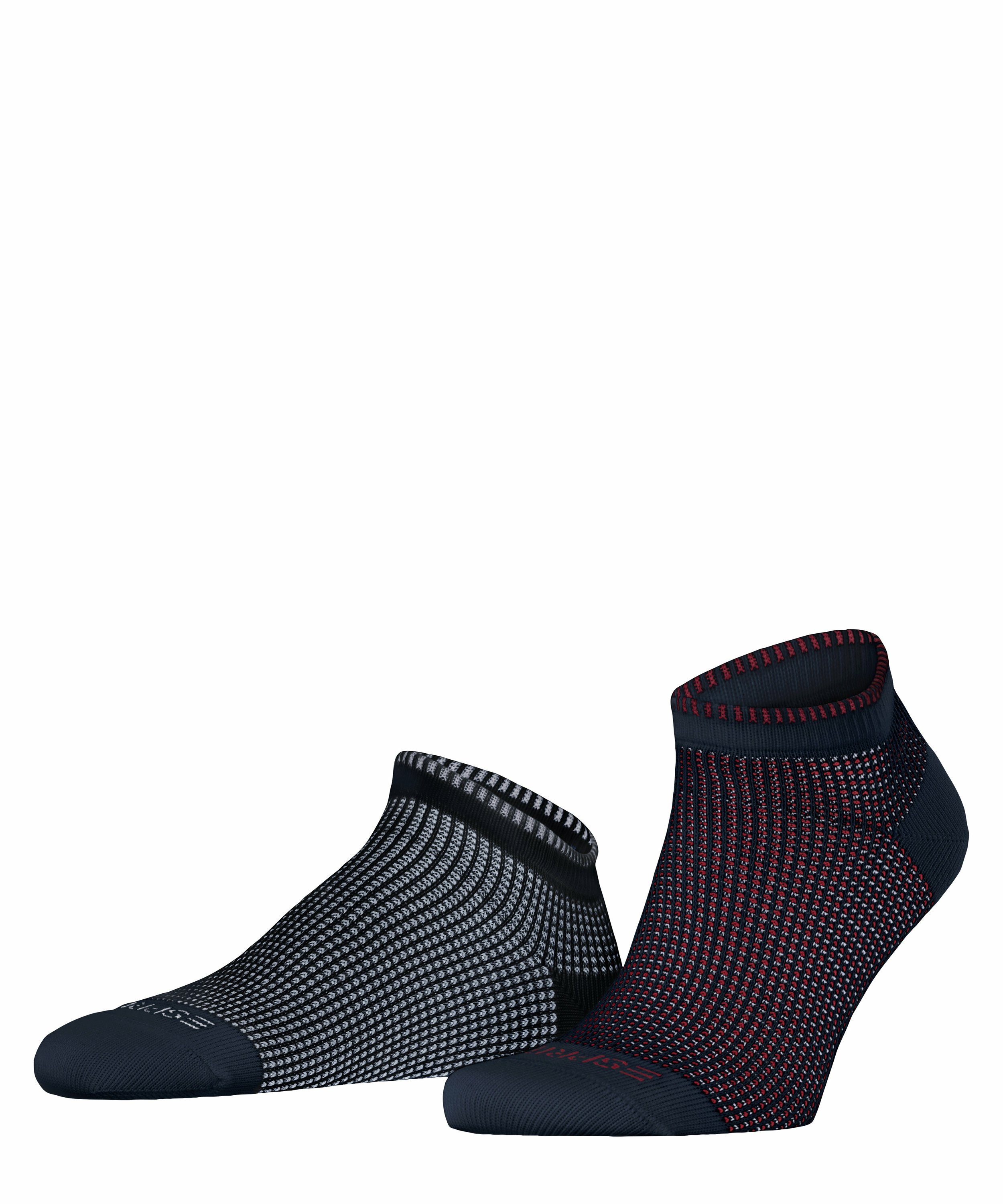 Esprit Sneakersocken Vertical (6120) marine Piqué (2-Paar) 2-Pack Biobaumwolle aus