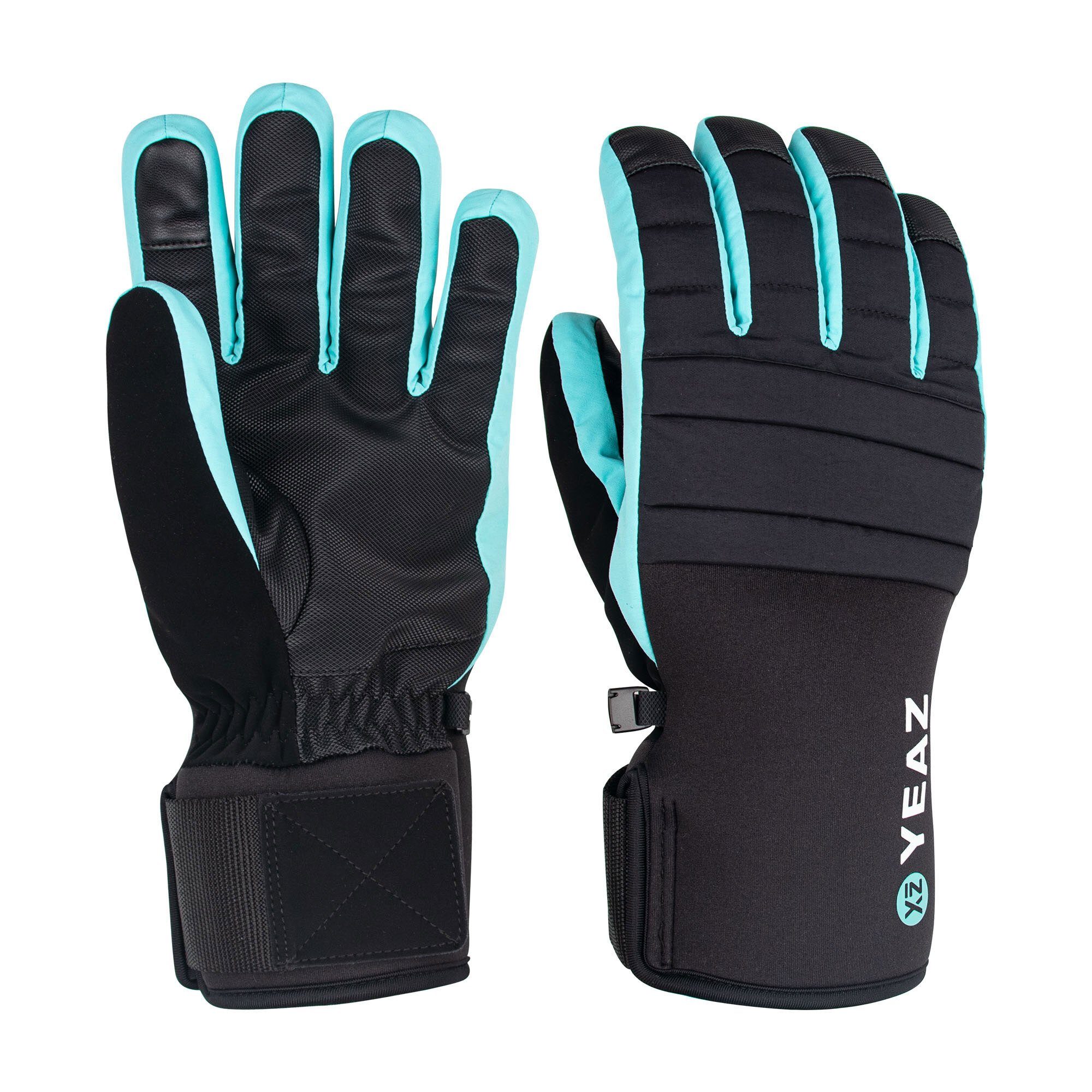 YEAZ Skihandschuhe RIDIN Skihandschuhe (2-St) Touch-Funktion für Smart Devices