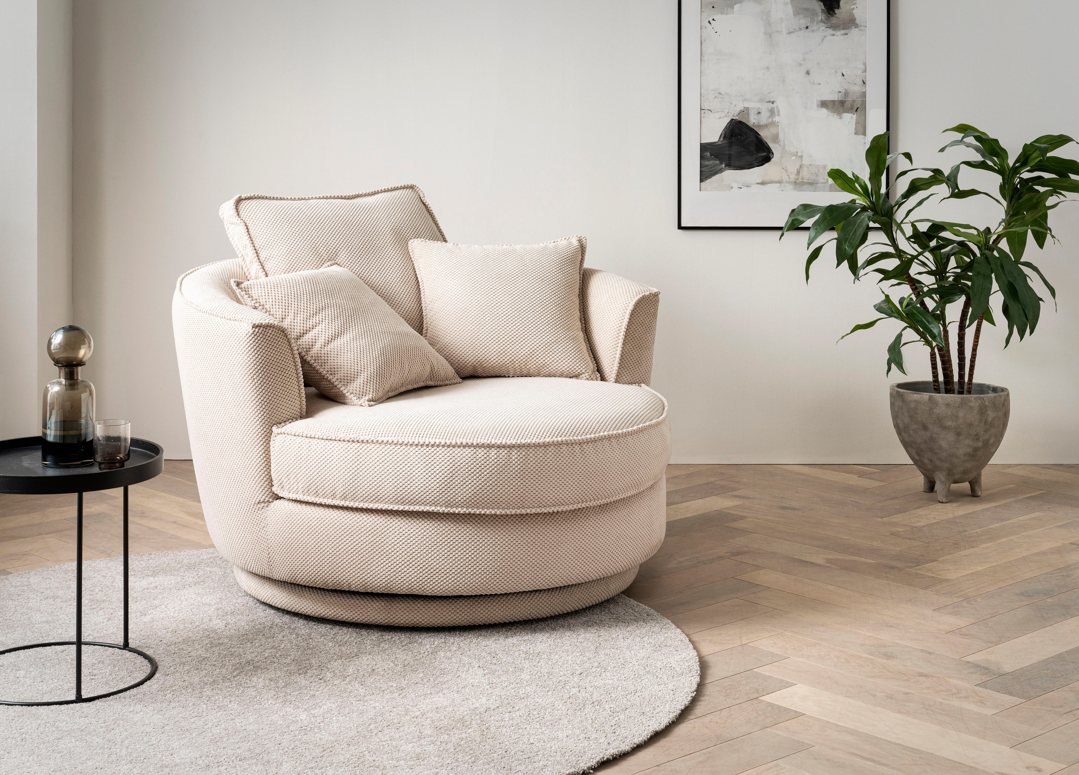 Leonique Drehsessel MAISIE, Love Seat XXL, günstig online kaufen