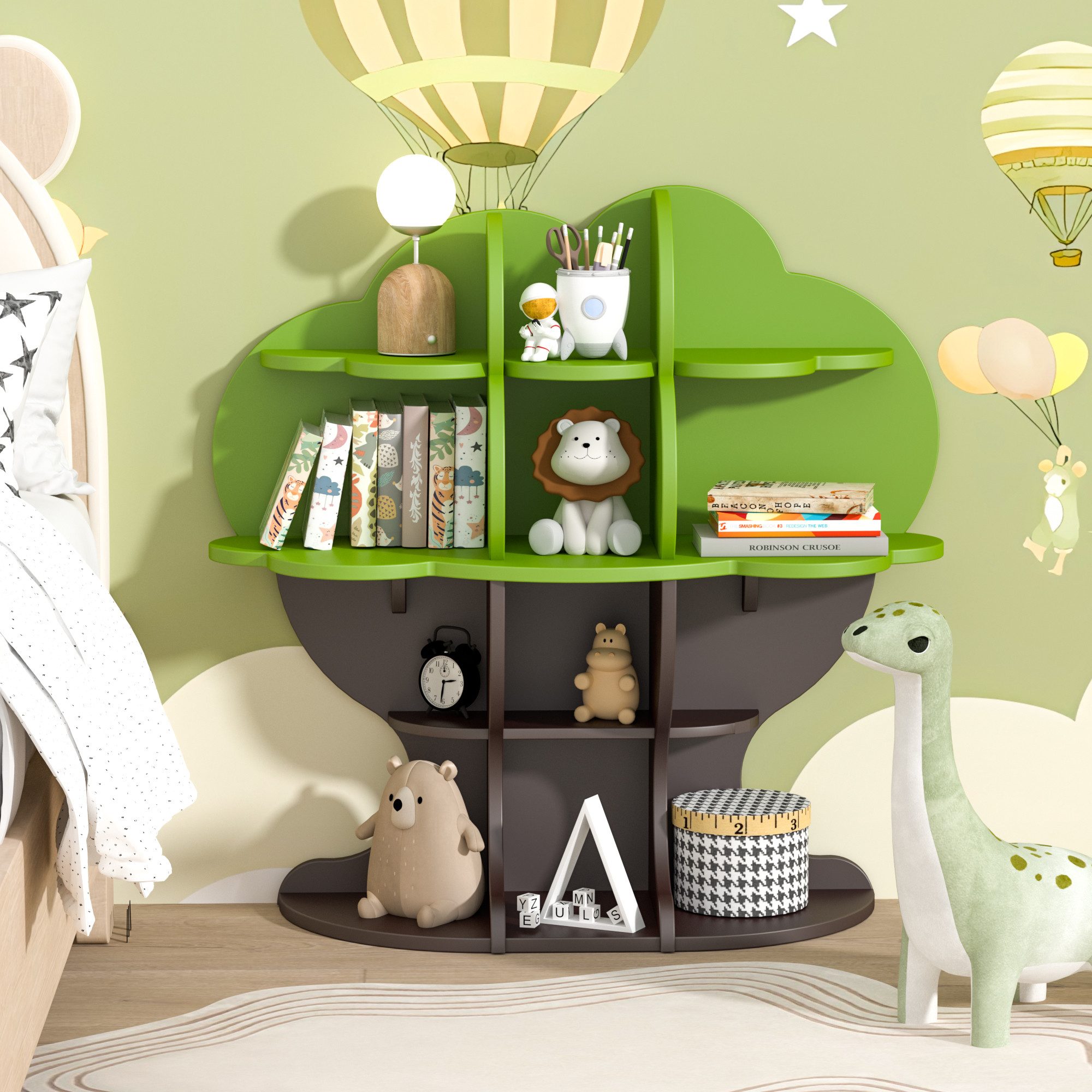 radelldar Kinderregal Bücherregal Kinder Tonie Regal günstig online kaufen