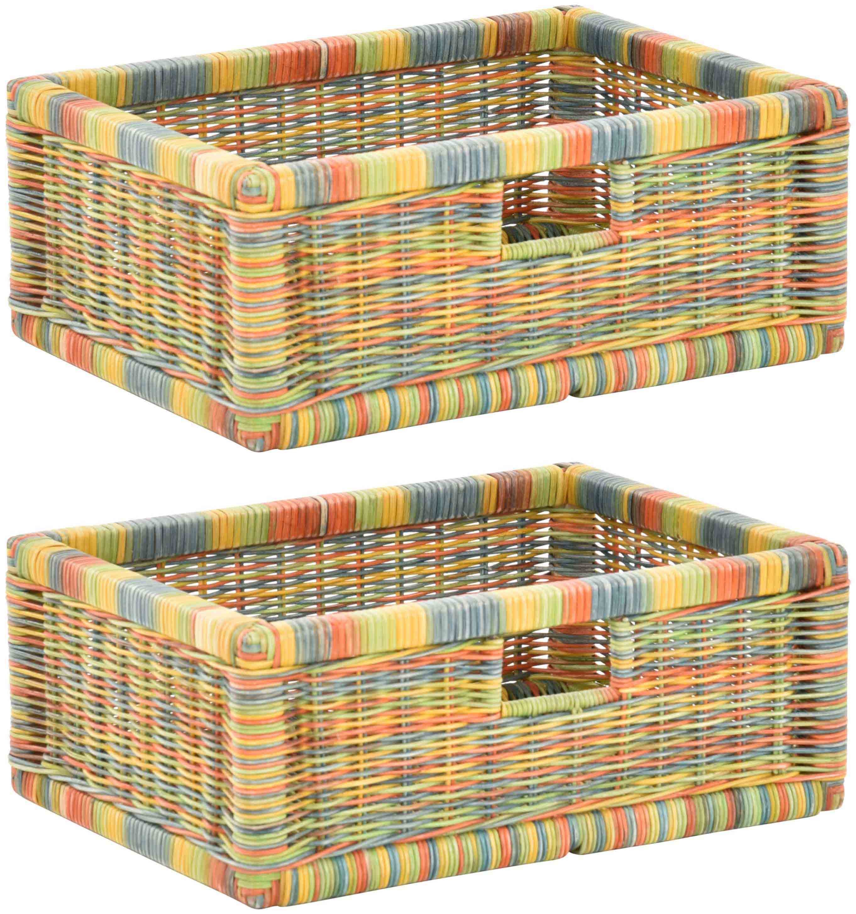 Krines Home Regalkorb 2er Set Regalkorb günstig online kaufen