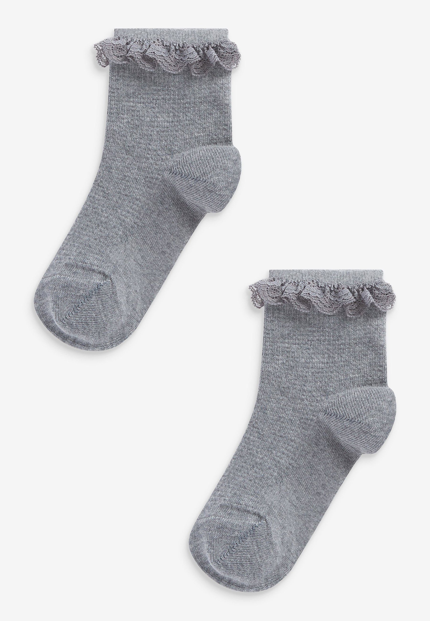Kurzsocken Rüschensocken im Doppelpack