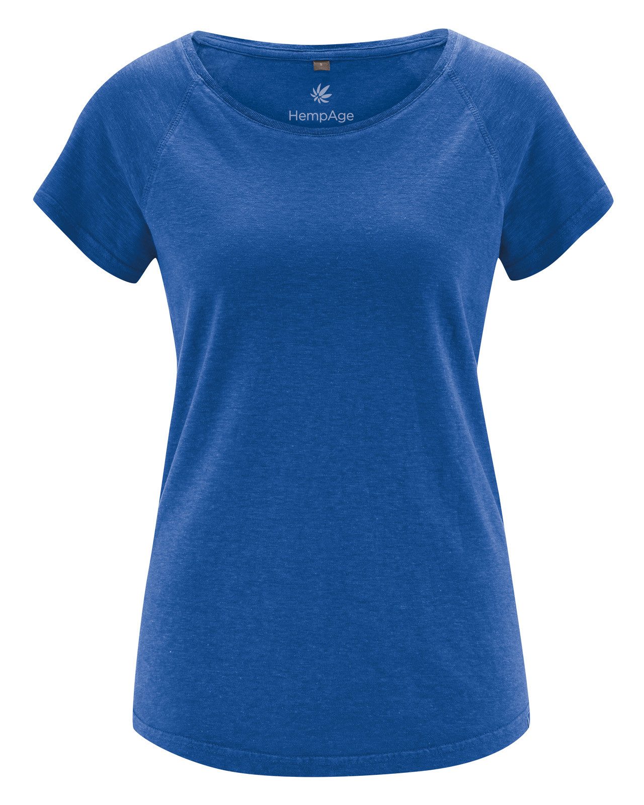 T-Shirt Raglan T-Shirt Hanf/Biobaumwolle Damen Normal Fit