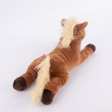 Dekokissen Warmies Wärmestofftier Pony braun 100% Hirse-Lavendelfüllung