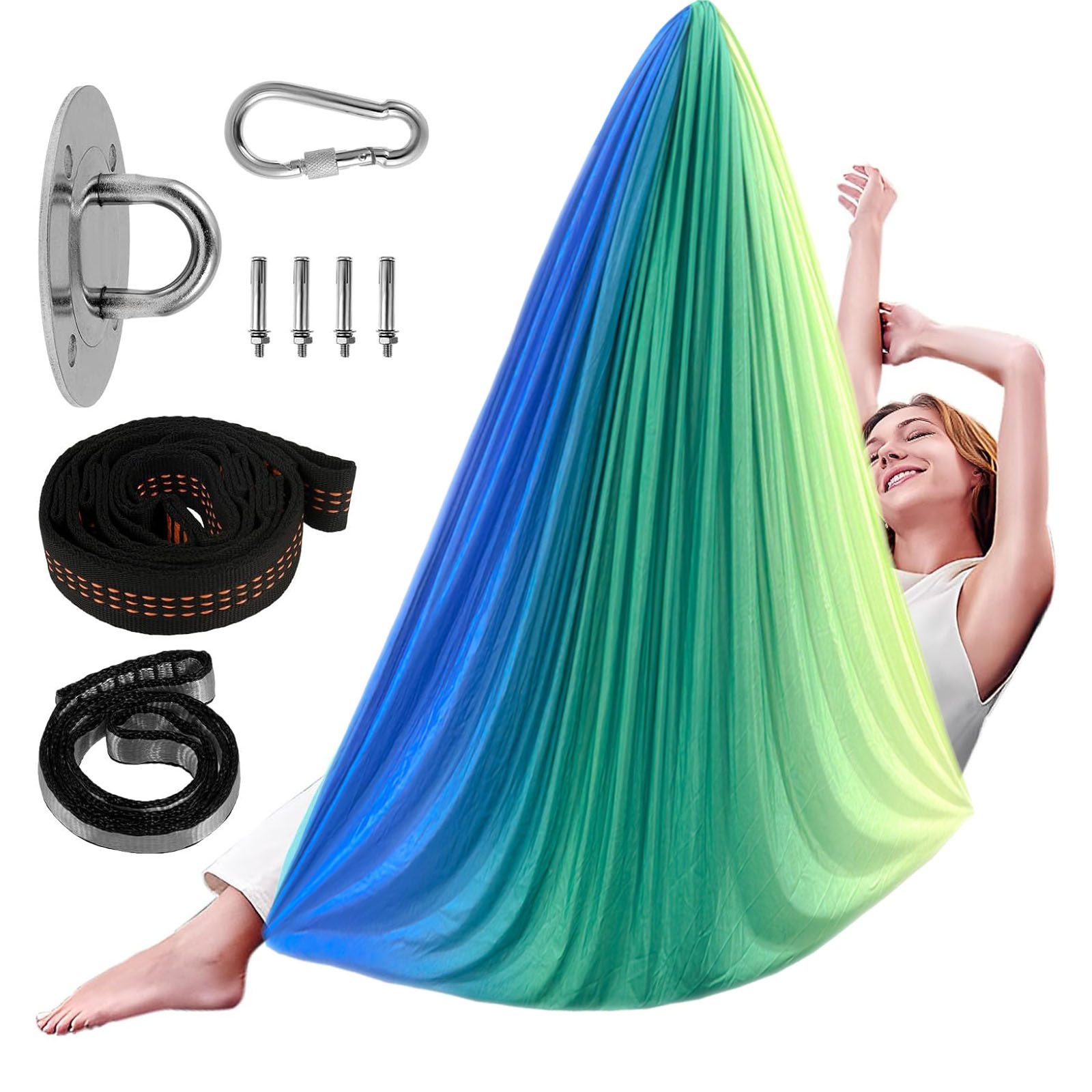 REDOM Hängematte Kinder-Schaukelhängematte Kuschelschaukel Aerial Yoga Häng günstig online kaufen