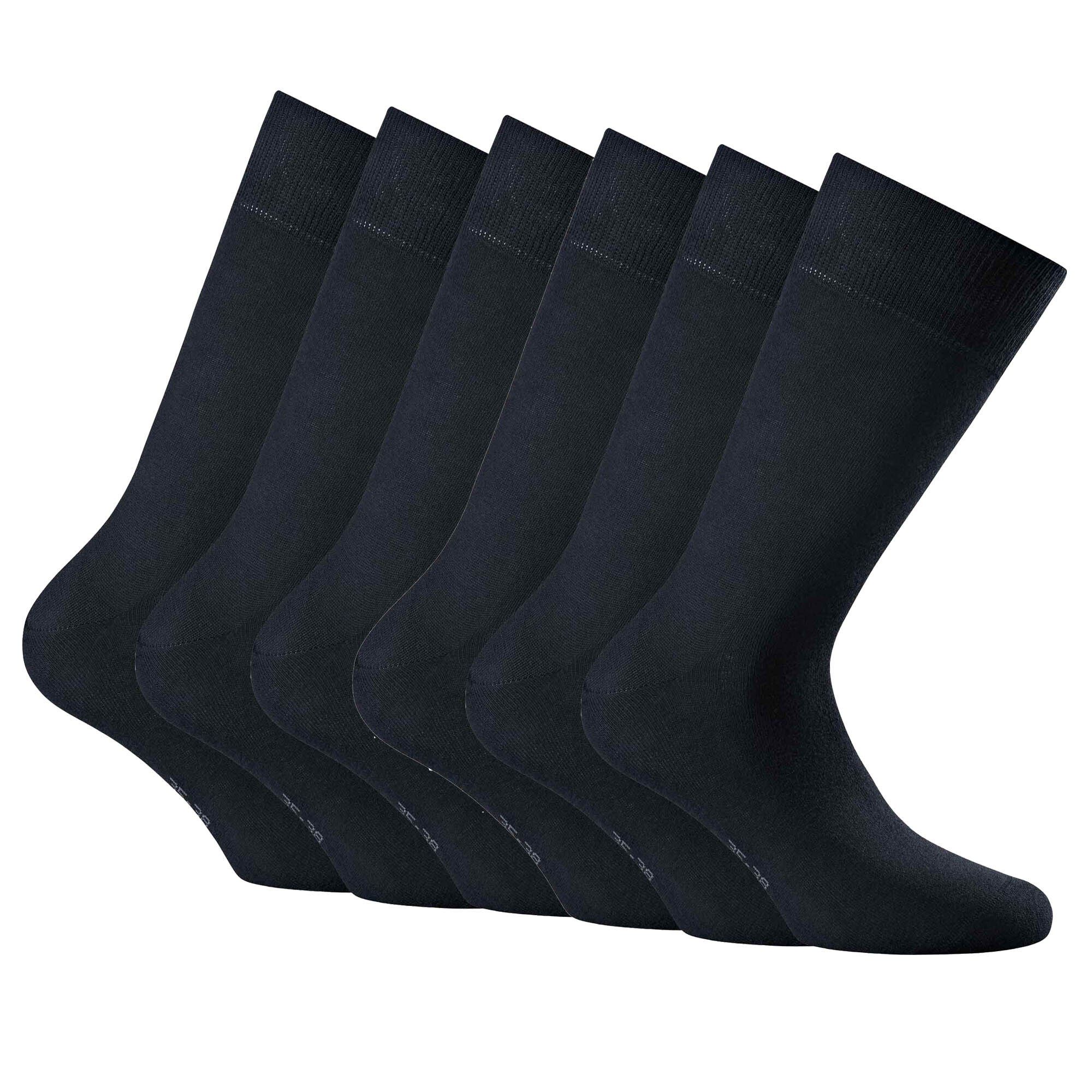 Rohner Socks Kurzsocken Unisex Socken, 3er Pack - Cotton II, Kurzsocken Marine