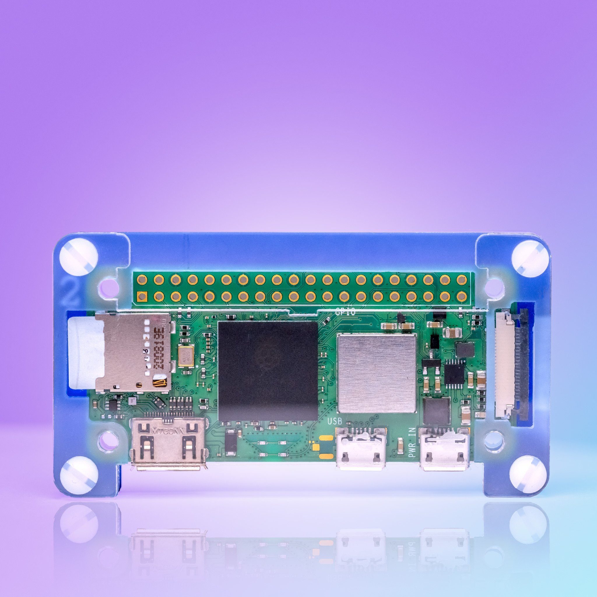 PC-Gehäuse PiBow Gehäuse für Raspberry Pi Zero 2 W