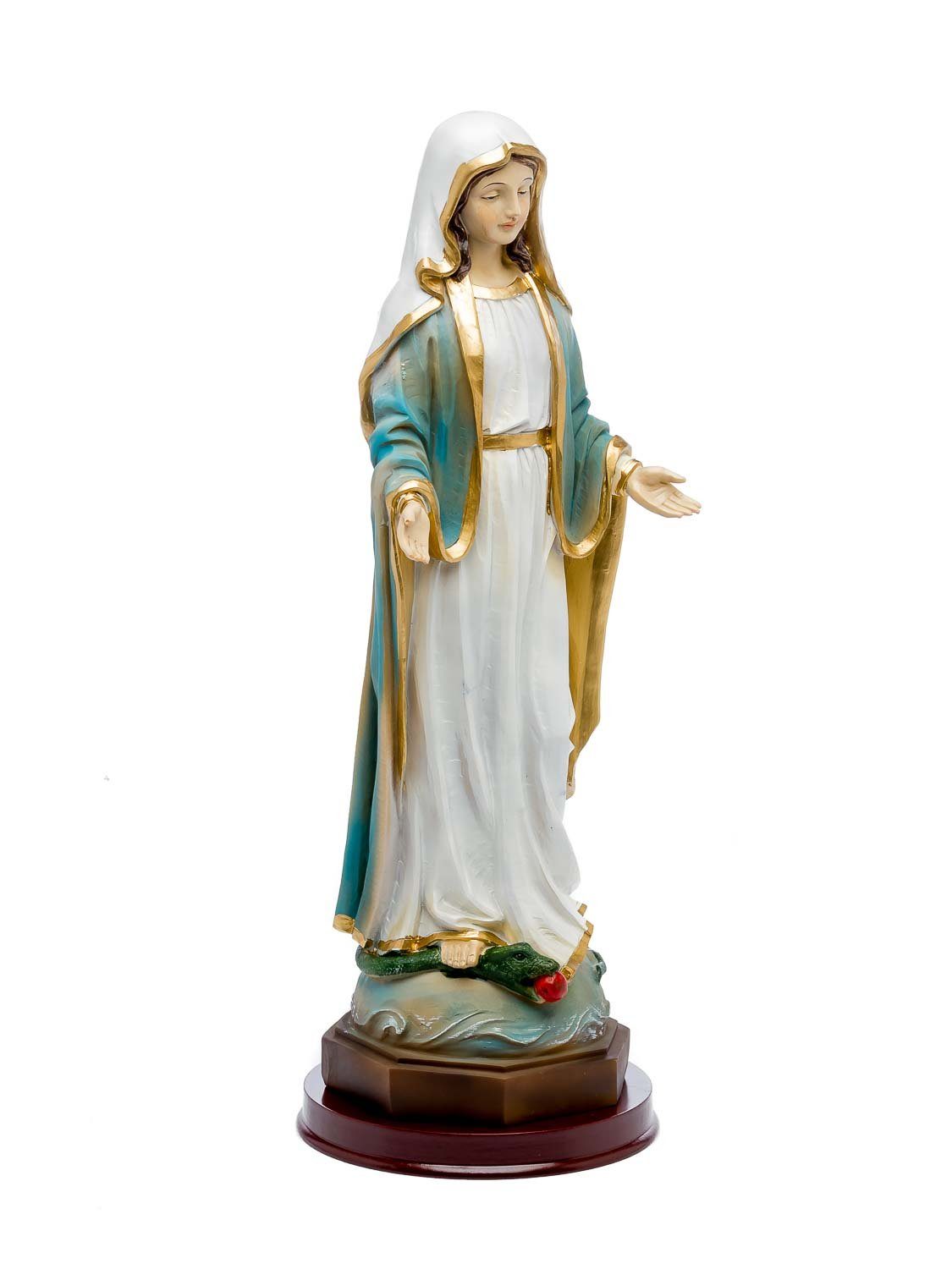 Madonna 43cm Maria Aubaho Figur Skulptur Heiligenfigur sculpture Dekofigur