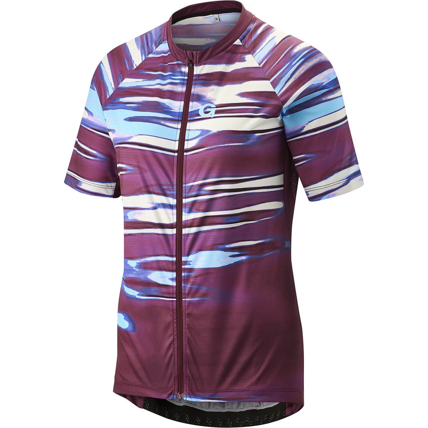 Radtrikot-1/2-FZ Gonso Copedello Violett T-Shirt