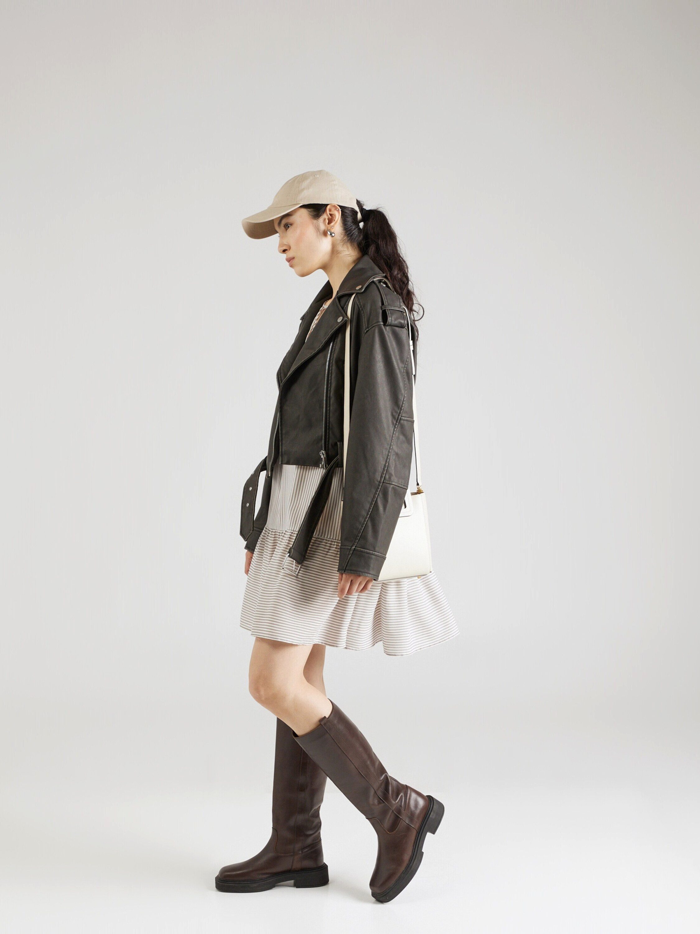 Vero Moda Midikleid VMBUMPY (1-tlg) Drapiert/gerafft
