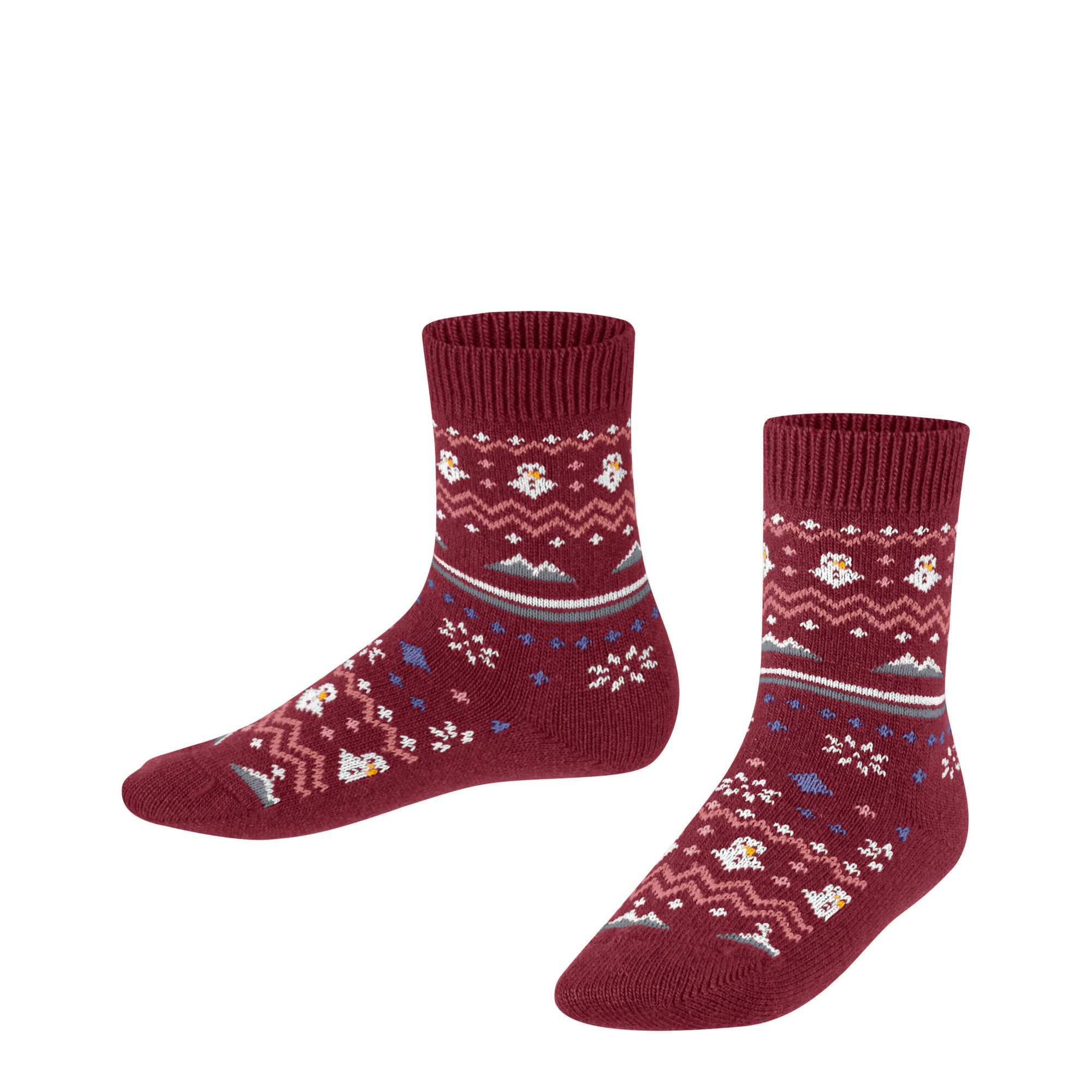FALKE Freizeitsocken Falke Kinder Socken Winter Fair Isle SO 11494