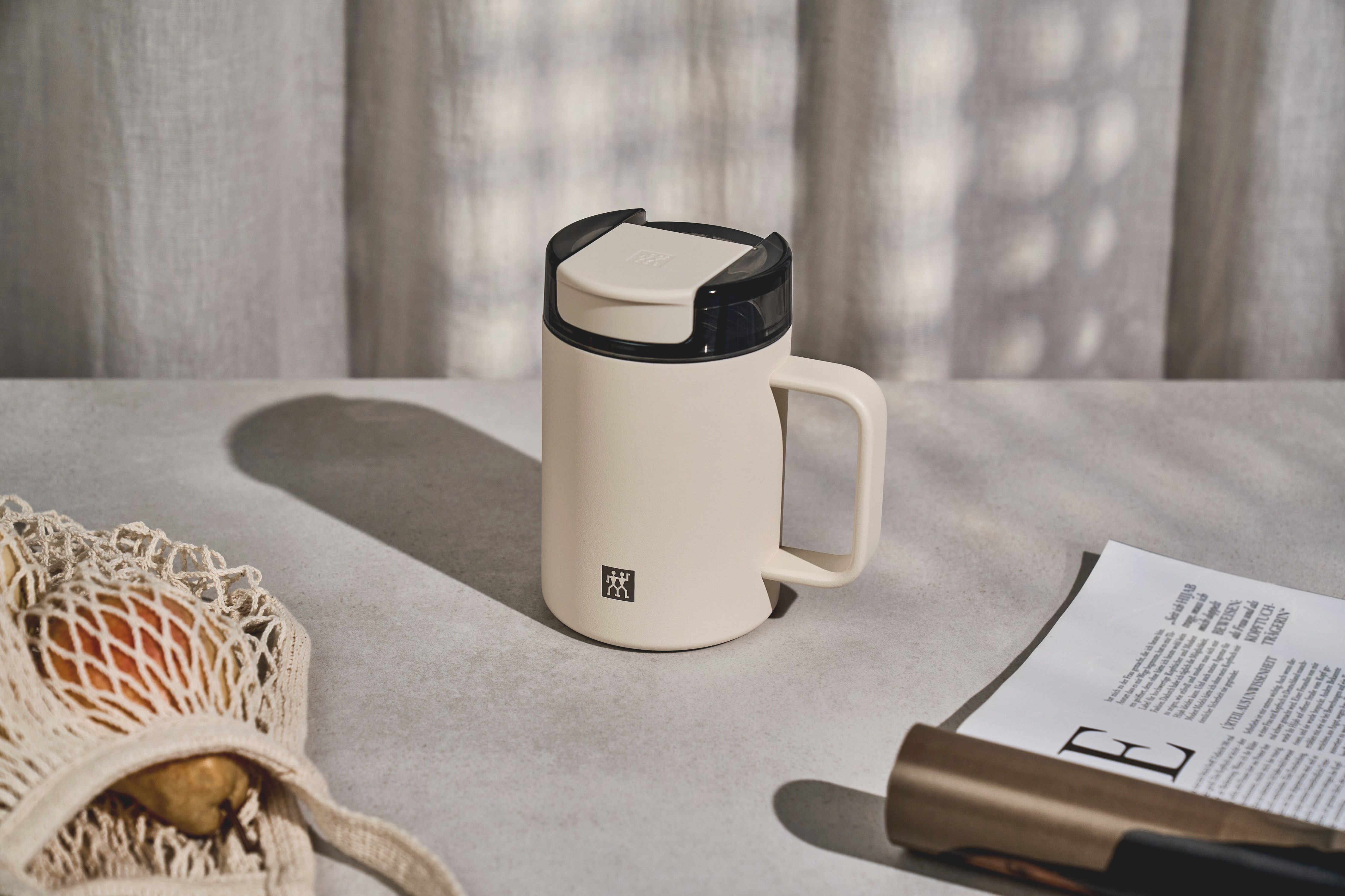 Zwilling Thermobecher Thermo Plus, 1-tlg., Edelstahl, Edelstahl, Doppelwandig, To-Go, Auslaufsicher