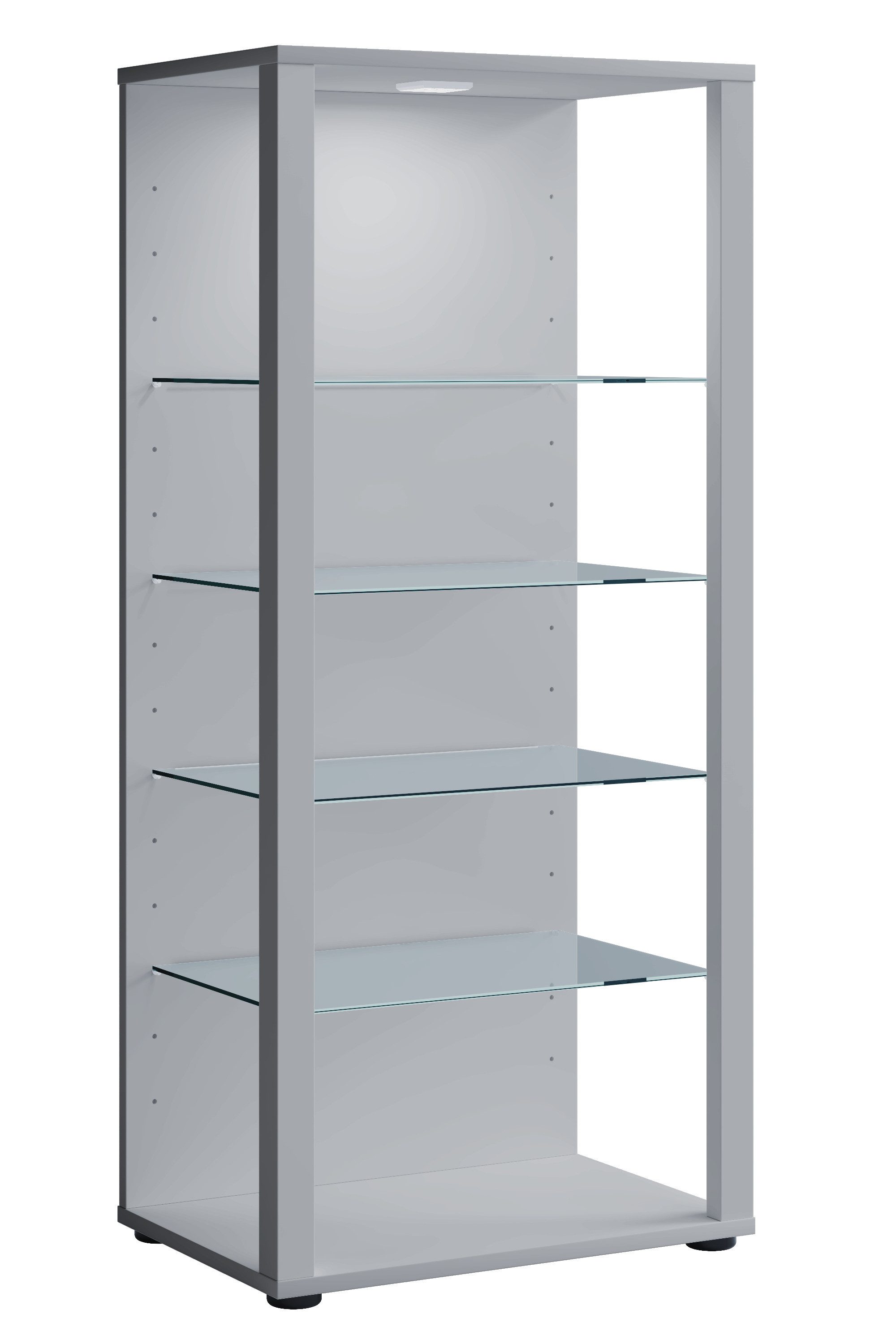 VCM Standvitrine Holz Glas Stand Vitrine Sammelvitrine Glasol lll günstig online kaufen