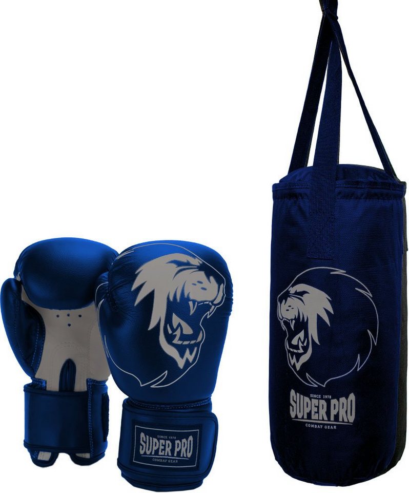 Super Pro Boxsack Boxing Set Junior (Set, mit Boxhandschuhen), Schöner,  solider Boxhandschuh in 6 oz