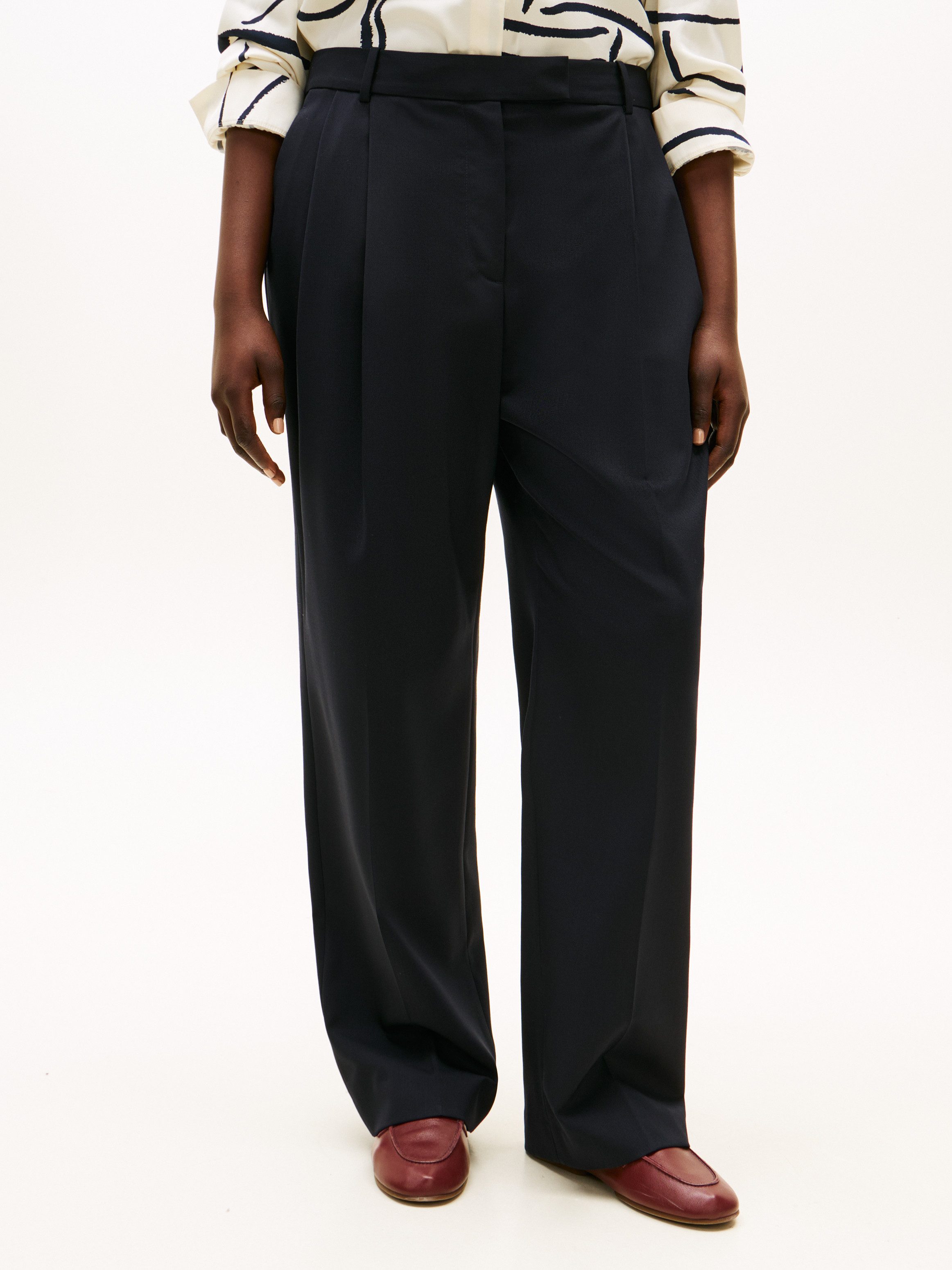 Stoffhose CRV TIMELESS WOOL STR PLEAT PANT