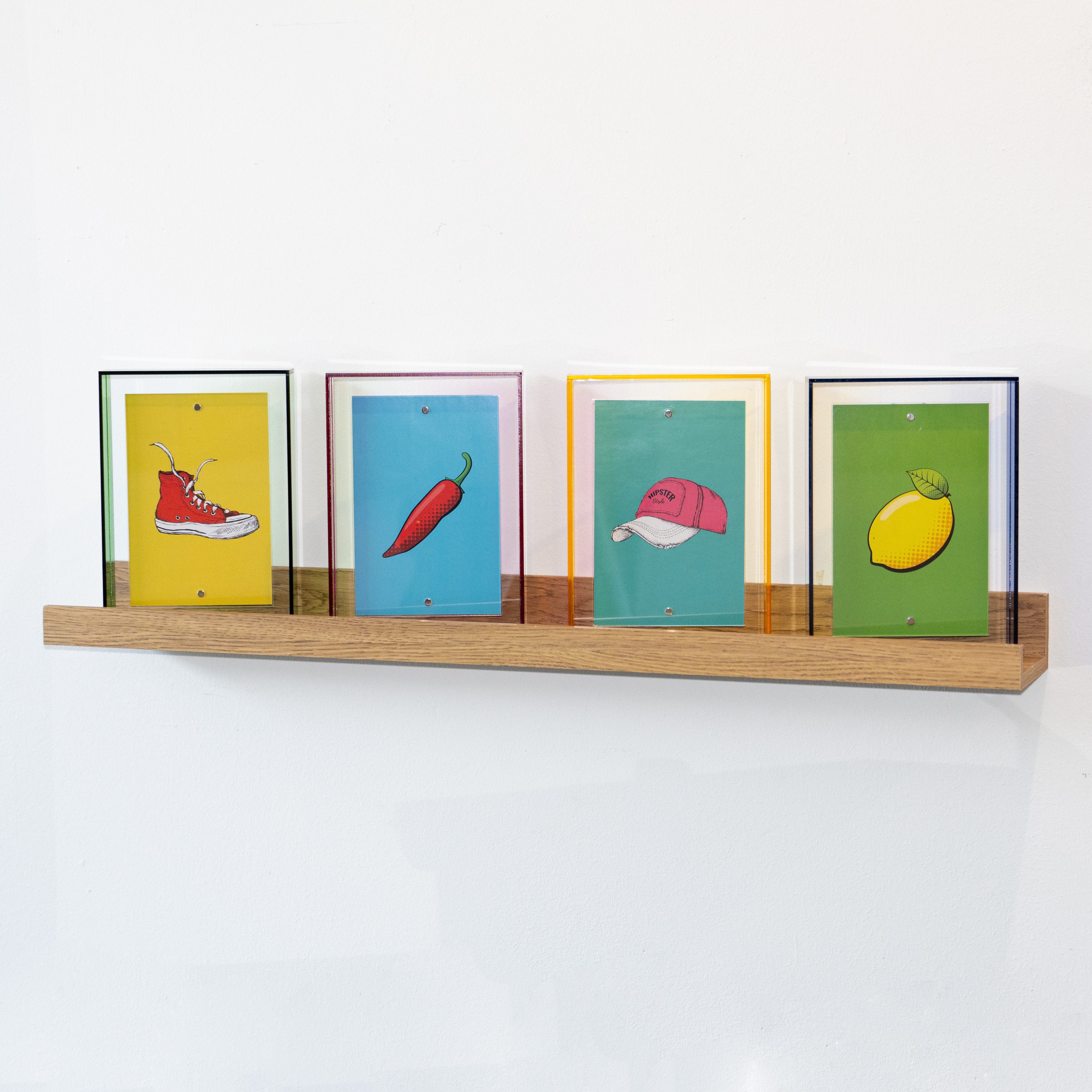 queence Wandregal Bilderleiste 2-teilig, Spar-Set 2-tlg., günstig online kaufen