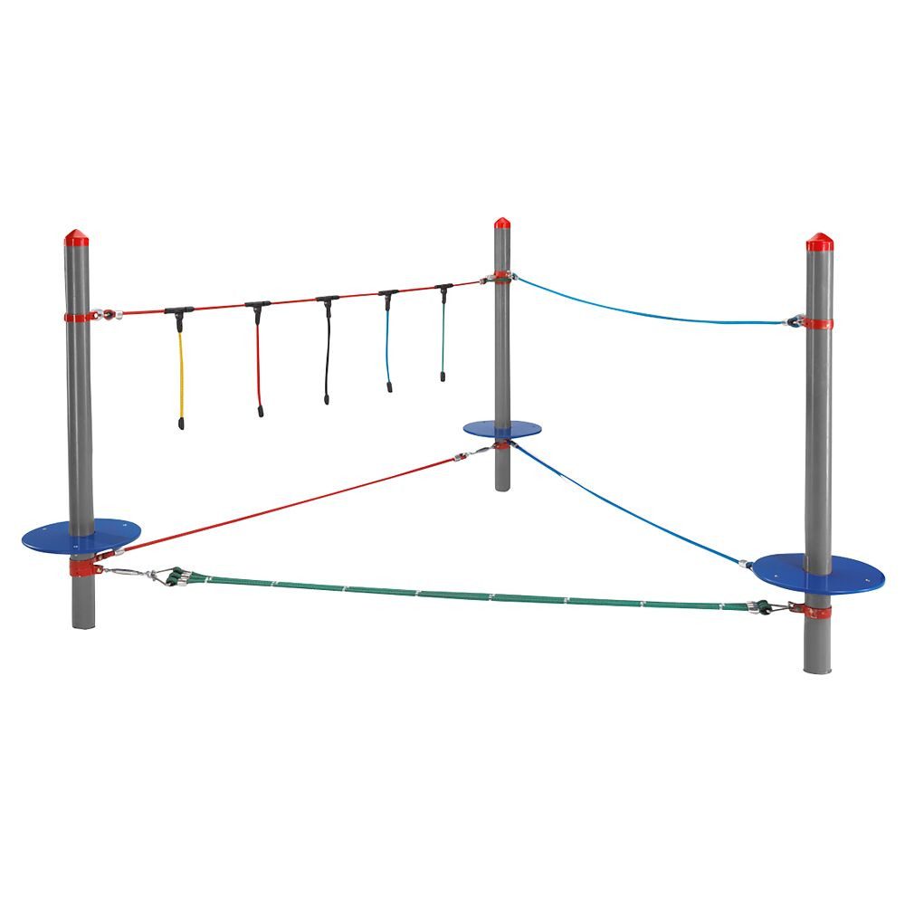 Huck Seiltechnik Slackline Slackmaster, Slacklining speziell für den Kinderspielplatz