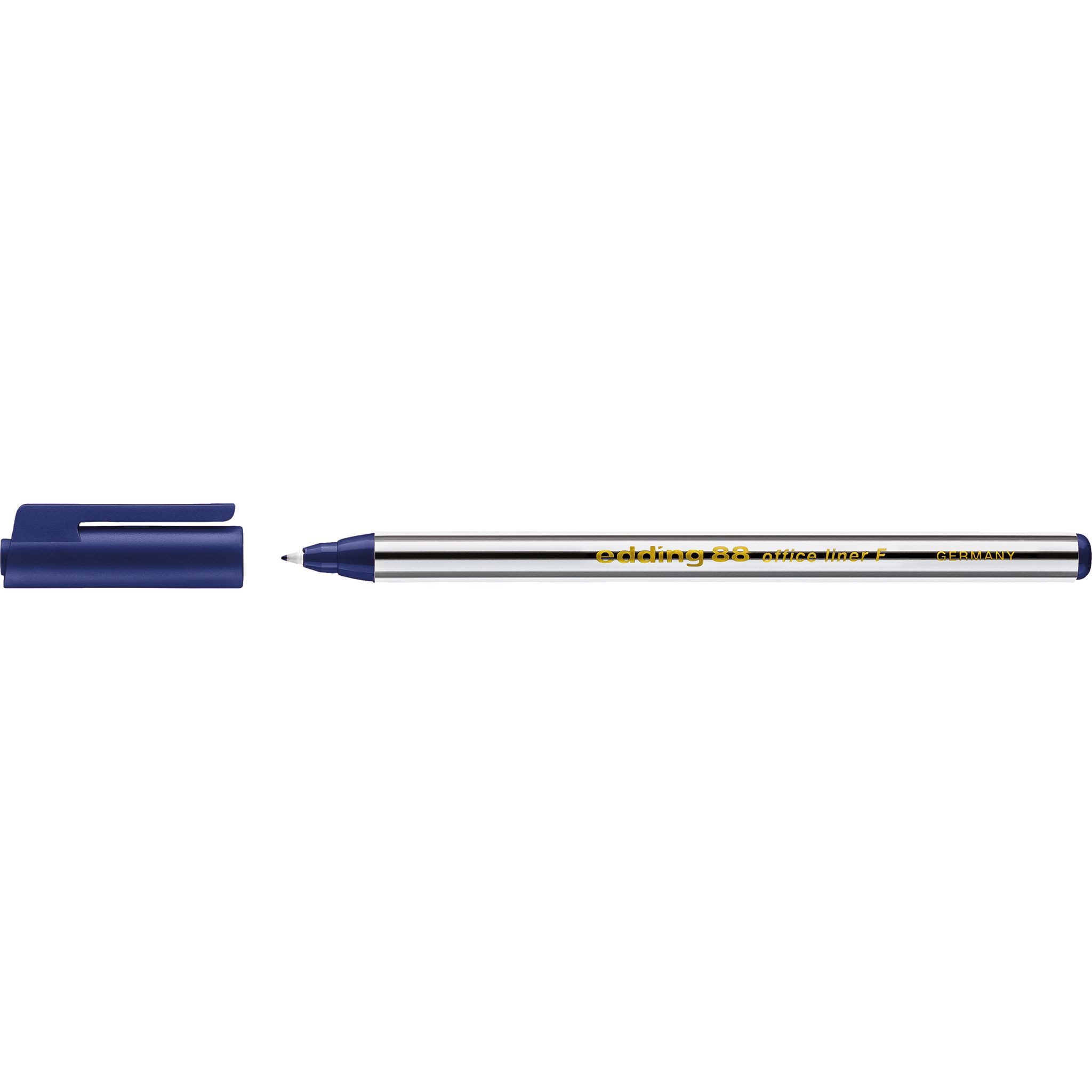 edding Malstift Edding Fineliner 88 blau