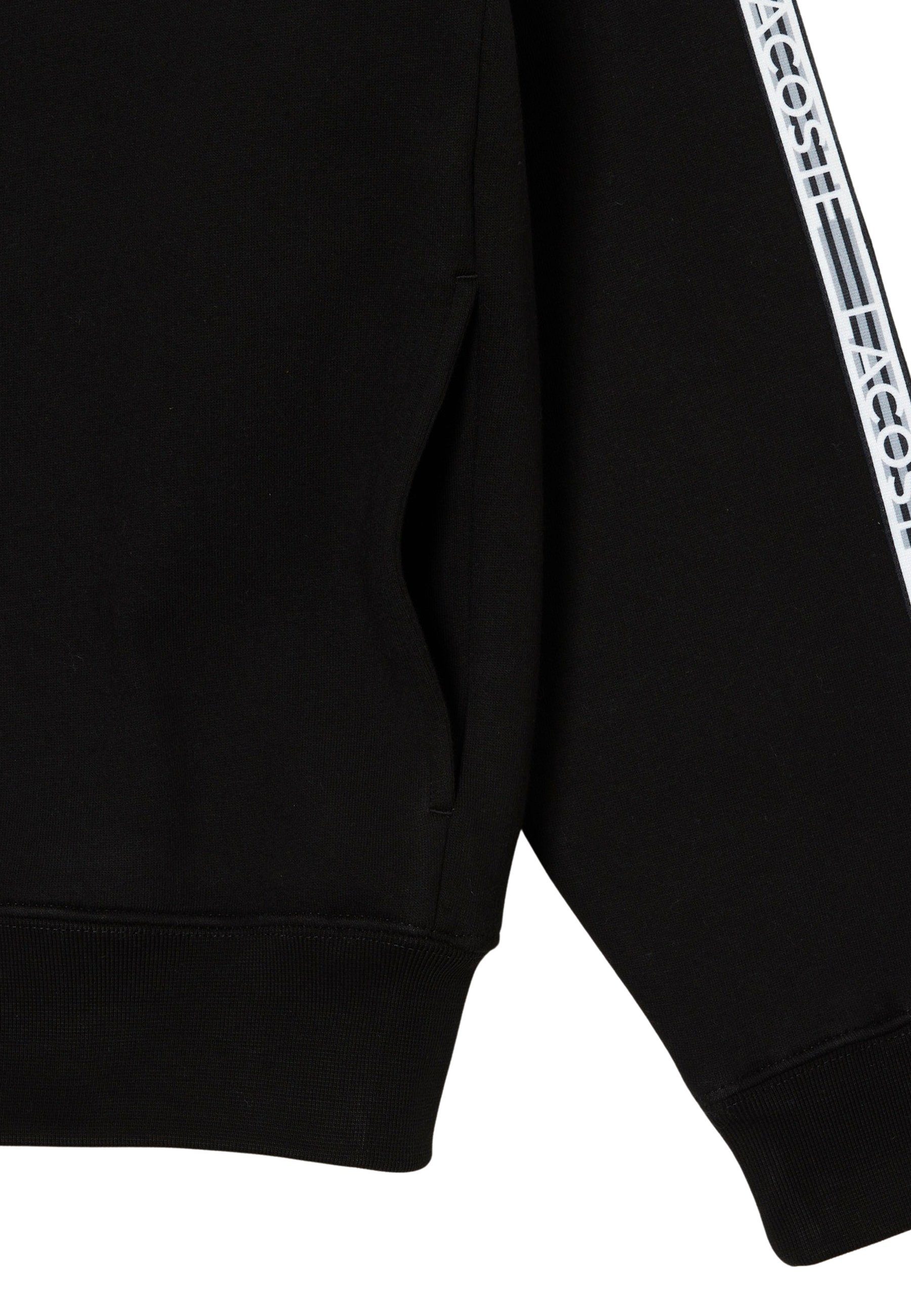 (1-tlg) Sweatjacke mit im Lacoste Sweatshirt Sweatjacke Color-Block-Style schwarz (15)