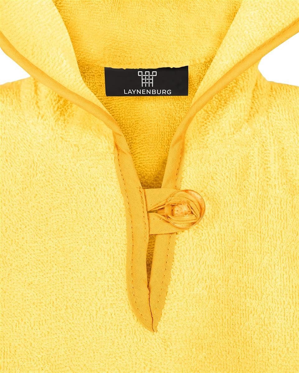 Laynenburg Badeponcho Kinder mit Kapuze - 100% Baumwolle - Strandponcho, Handtuch Poncho aus Frottee für Baby Jungen Mädchen