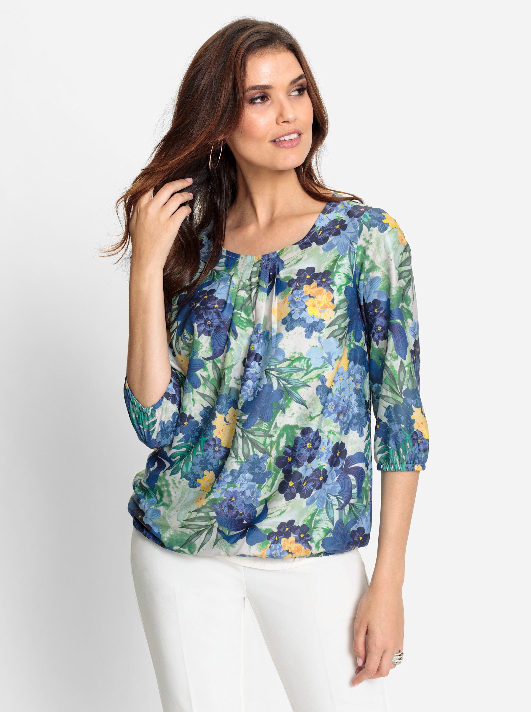 Klassische Bluse Schlupfbluse