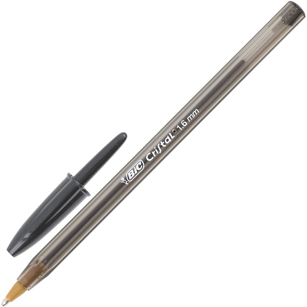 BIC Kugelschreiber Cristal Large, (50-tlg), Großpack, Strichstärke 0,6 mm