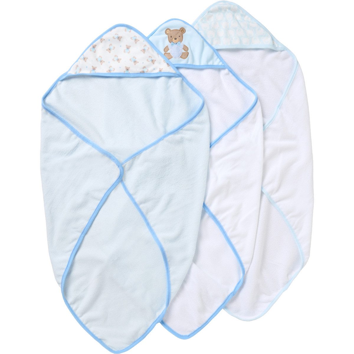 Snuggle Tots Kapuzenhandtuch Bär Unisex Kinder, Frottee (6-St) günstig online kaufen