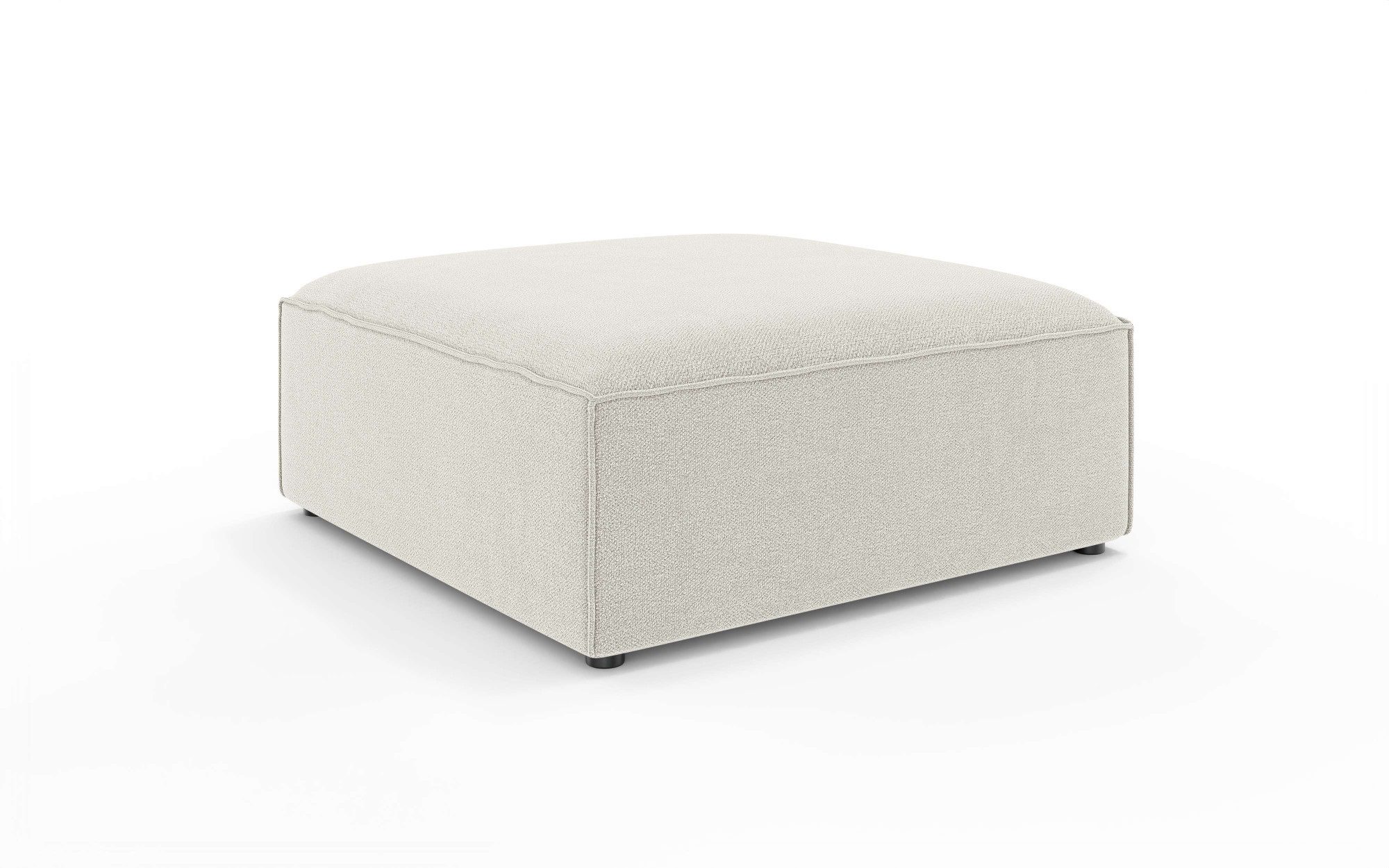 OTTO home Polsterhocker HAILY Sitzhocker XL passend zur Serie, Maße B/T/H: 100/100/42 cm, als Modul oder separat verwendbar, für individuelle Zusammenstellung