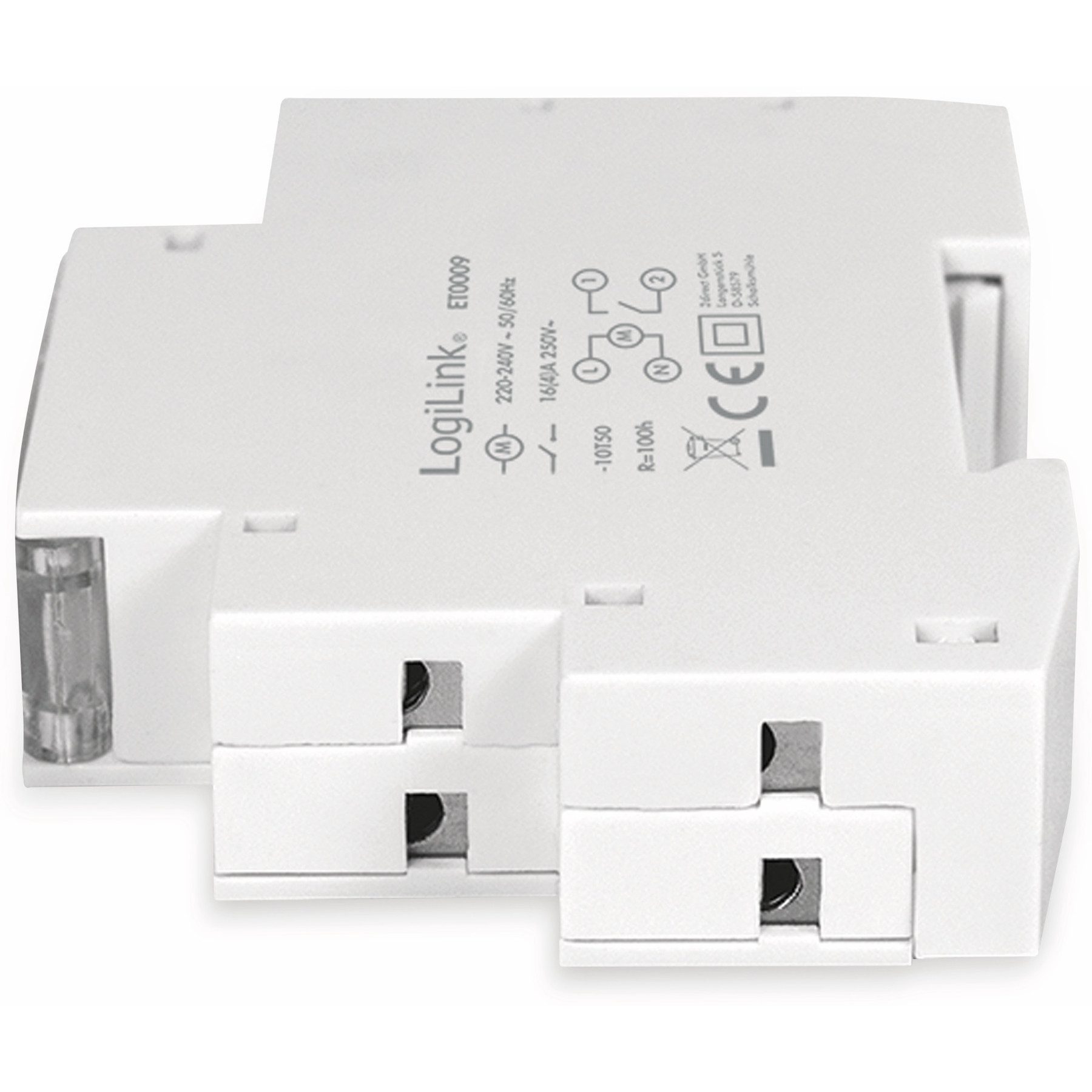 LogiLink Zeitschaltuhr LOGILINK Mechanische Zeitschaltuhr ET0009, für Hutschienenmontage